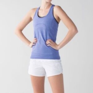 Swiftly tech racerback tank top - blue - 6